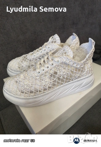 Адидас балерина/ кецове дантела / елегантни обувки на ток , снимка 7 - Кецове - 53828565