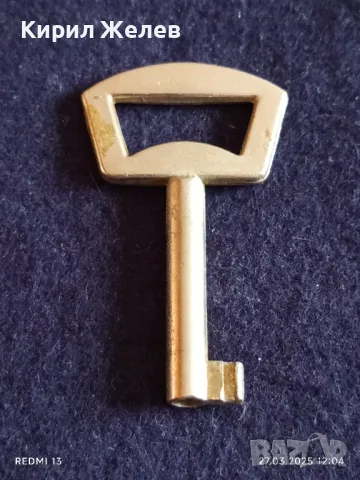 Стар ключ от соца за шкаф, ракла за КОЛЕКЦИЯ ДЕКОРАЦИЯ АРТ ИНСТАЛАЦИЯ 74191