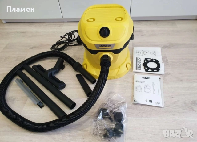 Мултифункционална прахосмукачка KARCHER WD 2 Plus сухо и мокро почиства