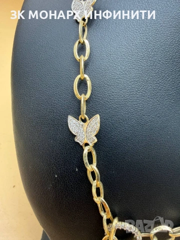 Златен ланец /585/, снимка 6 - Колиета, медальони, синджири - 53057354