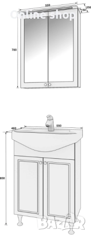 Комплект Афродита , снимка 2 - Мивки - 52517316