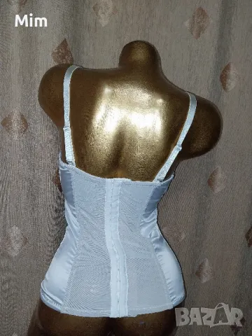 Parfait 75 E Сатенен корсет в екрю, снимка 4 - Корсети, бюстиета, топове - 50076473