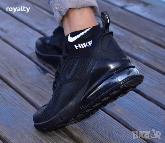 Мъжки Маратонки Nike Air Max 270 Winter цвят: черно, снимка 2 - Маратонки - 51636125