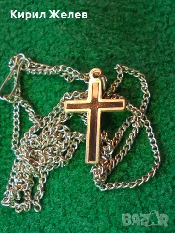 СТАРО СРЕБЪРНО ЕМАЙЛИРАНО КРЪСТЧЕ 2365, снимка 9 - Антикварни и старинни предмети - 34753816