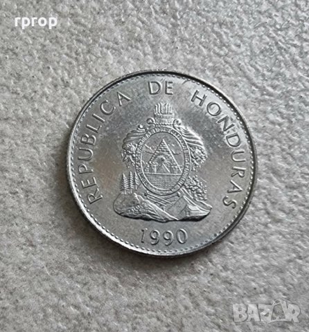 Монети. Хондурас . 10 и 50 центавос.  1990,1999 година., снимка 6 - Нумизматика и бонистика - 41793299