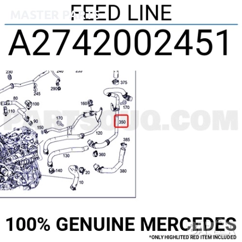 Mercedes Клапан Охлаждане / парно M274 W205, GLC, E-Клас и др НОВ, снимка 4 - Части - 52029922