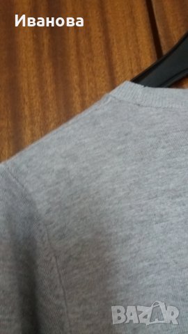 Сив тънък пуловер, снимка 7 - Блузи с дълъг ръкав и пуловери - 42015875