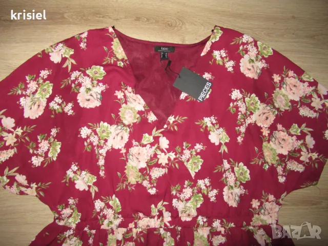 МНОГО КРАСИВА ЕЛЕГАНТНА РОКЛЯ--4XL номер, снимка 3 - Рокли - 49641705