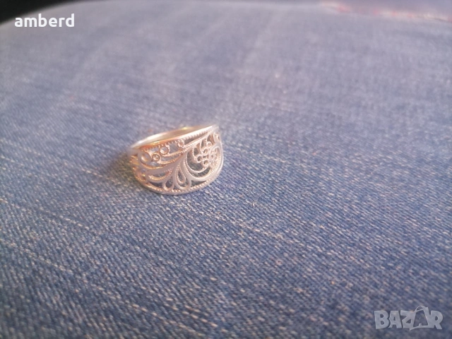 Сребърен винтидж пръстен - модел R006А, снимка 5 - Пръстени - 53437126