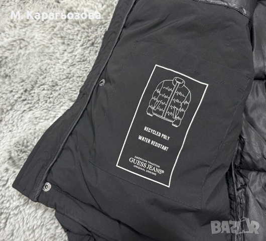 Чисто ново! Guess Jeans Regular Puffer Jacket, Размер L, снимка 8 - Якета - 52382648