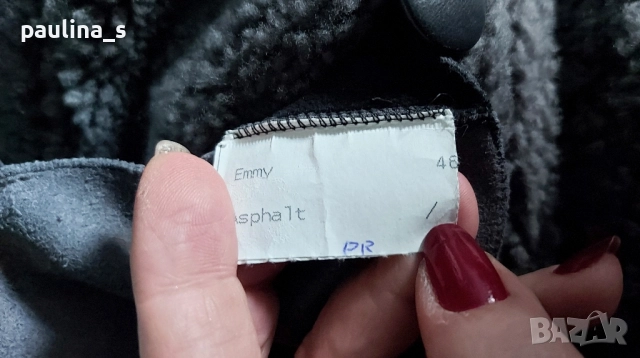 Shepard Emmy Asphalt genuine leather coat / size EU46. , снимка 15 - Палта, манта - 52526317