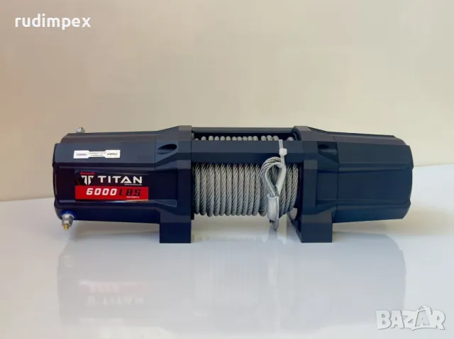 Лебедка 6000 Либри, 12V , електрическа, Titan, снимка 5 - Аксесоари и консумативи - 37990505
