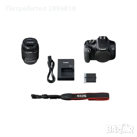 DSLR фотоапарат CANON EOS 4000D , снимка 2 - Фотоапарати - 56238628