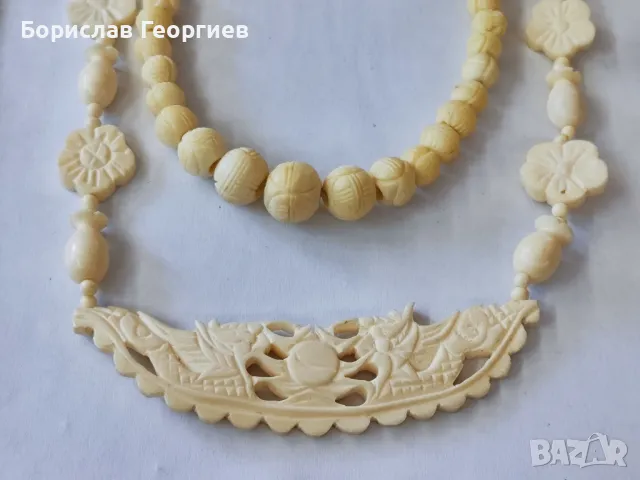 Гердан от кост три броя, снимка 4 - Колекции - 39656886