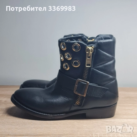 Дамски кожени боти ASH, снимка 2 - Дамски боти - 52305435