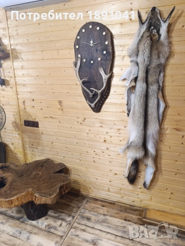 Подарък за ловец. Часовник от дърво. Ловен часовник , снимка 10 - Стенни часовници - 53612030