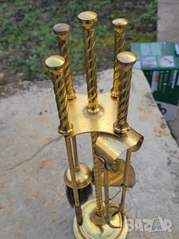 Комплект прибори за камина , снимка 9 - Камини - 53637724