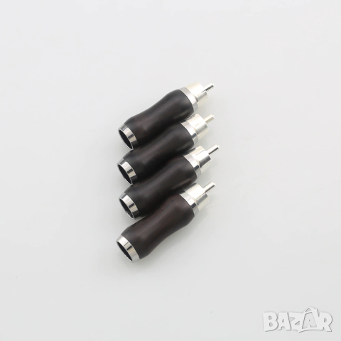 Audiocrast WR1102S посребрени RCA жакове/чинчове, 4 броя, снимка 4 - Други - 44829356