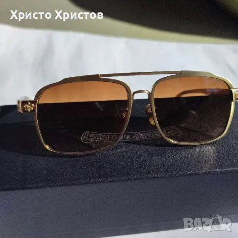Мъжки луксозни слънчеви очила Chrome Hearts DO NAD GO, снимка 2 - Слънчеви и диоптрични очила - 47351049