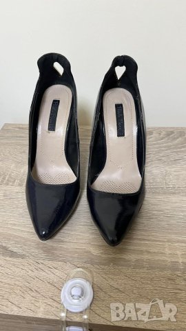 Тъмно сини токчета,номер 37, снимка 3 - Дамски елегантни обувки - 41582193