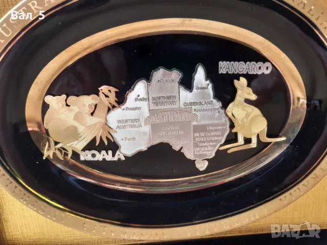 Старо красиво пано АВСТРАЛИЯ, снимка 3 - Пана - 49784068