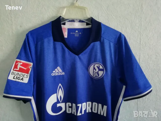 Schalke 04 Sane Adidas оригинална тениска фланелка Шалке 04 Лерой Сане , снимка 4 - Тениски - 48025087