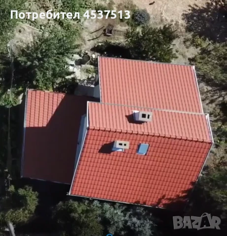 Продава се масивна триетажна къща във вилна зона с. Храбрино, снимка 7 - Вили - 51079555