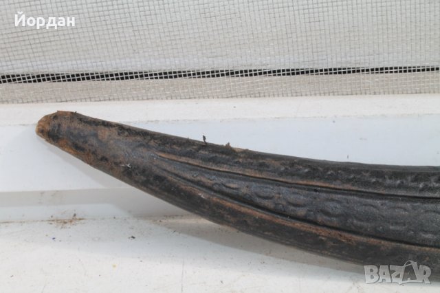 Стар източен нож с дръжка от кост, снимка 2 - Други ценни предмети - 42406913