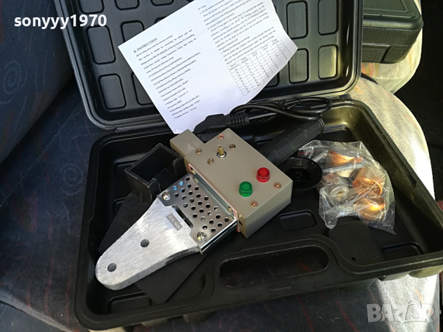 лепачка за тръби 3 глави с куфар 0604220952, снимка 2 - Куфари с инструменти - 36361253