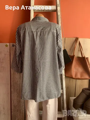 🥼🍒💄 Риза с 3/4 ръкави в свободна кройка🍓, снимка 3 - Ризи - 49244733