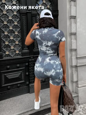 Страхотни рипс гащеризони с цип и къс ръкав, снимка 4 - Гащеризони - 49787809