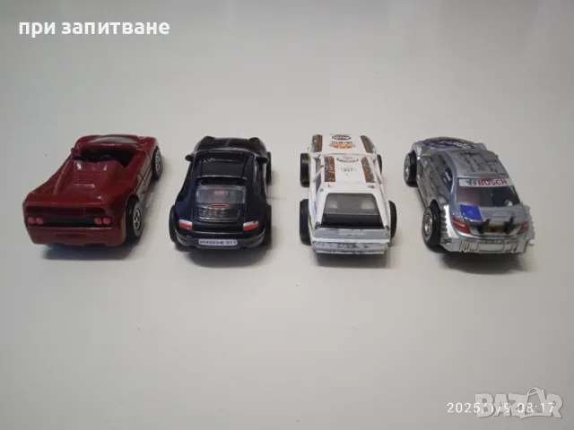 Darda Motor 4 колички Audi Quatro, Ferrari F50. Porsche 911, Mercedes DTM,1:64, снимка 5 - Колекции - 43585985