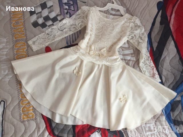 Рокля, размер 116, снимка 2 - Детски рокли и поли - 41522153