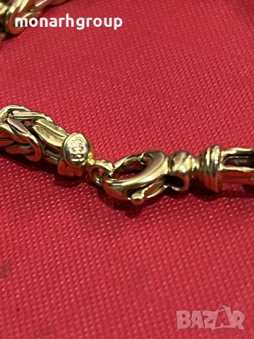 Златен ланец, снимка 4 - Колиета, медальони, синджири - 53809078
