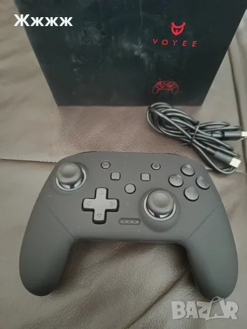 Безжичен контролер / геймпад/ VOYEE с RGB подсветка (за PC / Switch / Android/, снимка 2 - Аксесоари - 56341606