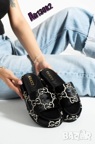 чехли на платформа christian dior gucci, снимка 5 - Чехли - 51456110