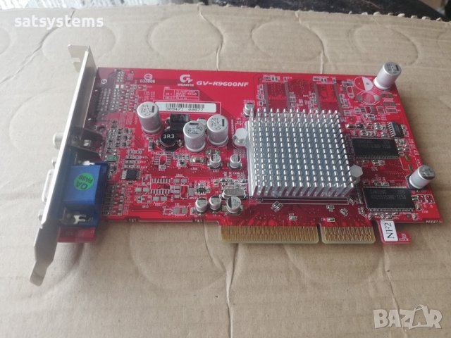 Видео карта ATi Radeon Gigabyte R9600NF Pro 128MB DDR 64bit AGP, снимка 5 - Видеокарти - 42300551