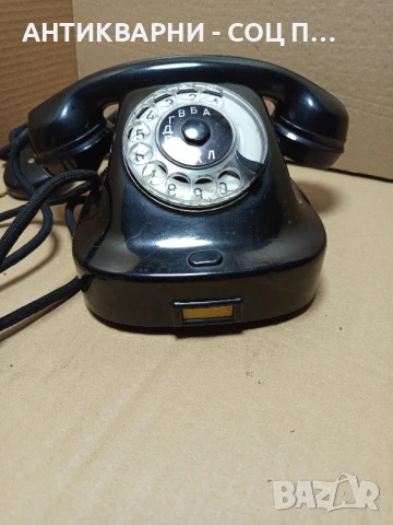 Соц Стар Бакелинен Стационарен Телефон., снимка 3 - Антикварни и старинни предмети - 50489105
