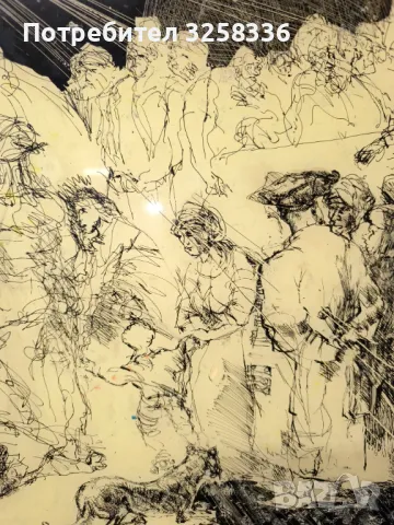 Стар стъклопис, снимка 7 - Картини - 49117817