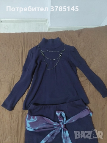 Дамски комплект блуза и пола - Италиански - размер L, снимка 2 - Якета - 52482414