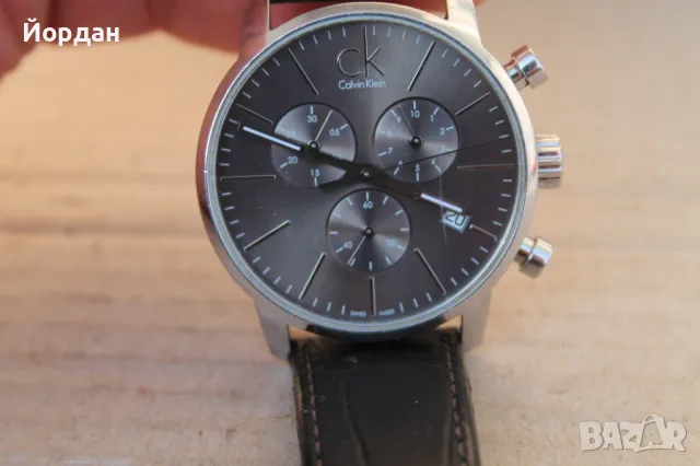 Мъжки часовник ''Calvin Klein'' хронограф, снимка 9 - Мъжки - 48967579