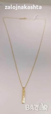 Ново Златно колие-1,66гр/14кр, снимка 5 - Колиета, медальони, синджири - 50685275