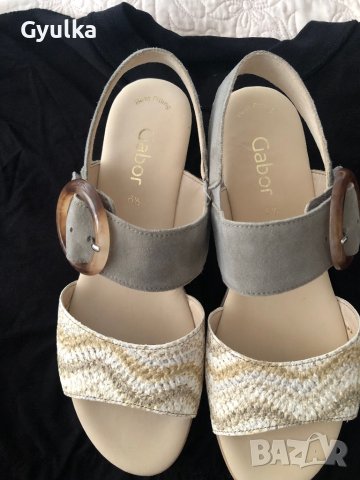 Дамски сандали GABOR от естествена кожа и велур