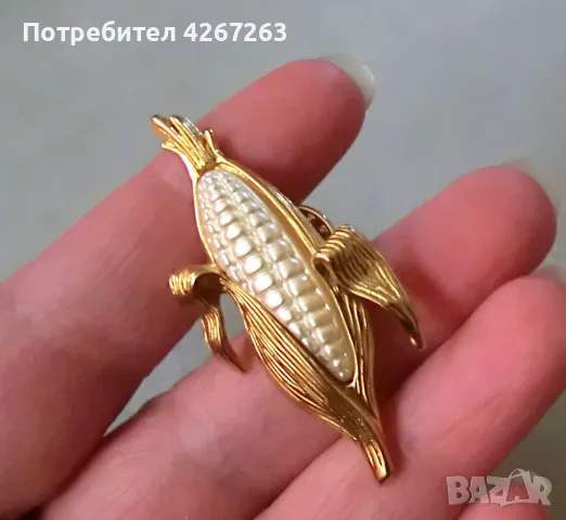 Американска ретро брошка/игла/значка за ревер Ballou Reg'd