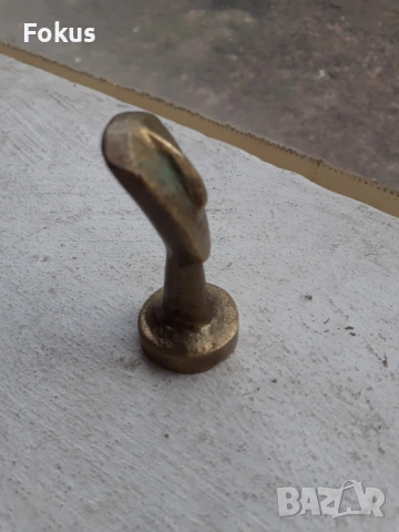 Малка масивна бронзова фигурка пластика, снимка 2 - Антикварни и старинни предмети - 53388680