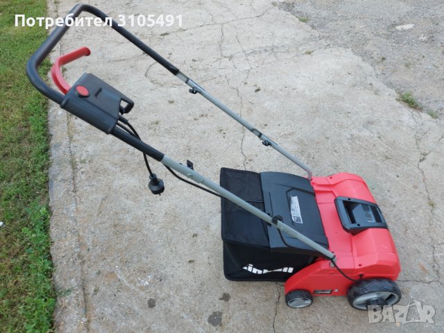 Аератор 2 бр.вертикулатор Einhell с кош електрически, снимка 6 - Градинска техника - 41313951