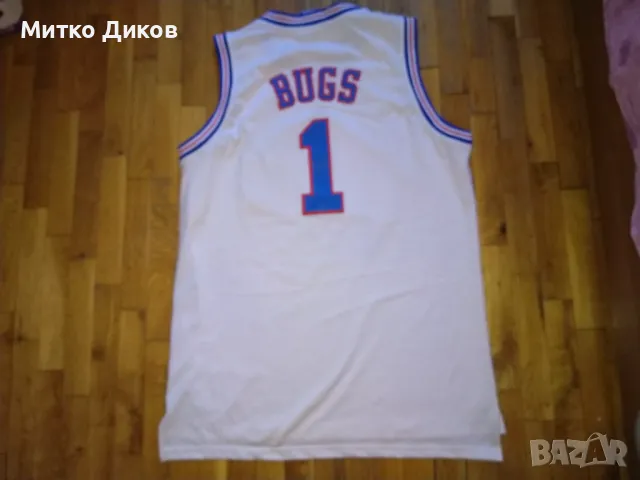 Tune Squad маркова баскетболна тениска винтидж Champion №1Bugs Bunny размер Л, снимка 5 - Баскетбол - 48572550