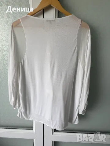 Massimo Dutti елегантна дамска бяла риза (размер XL), снимка 2 - Ризи - 56222553