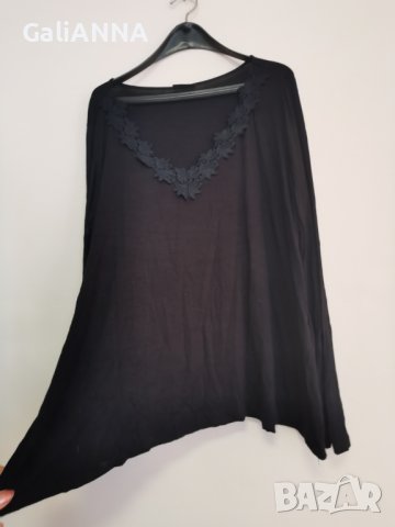 СТРАХОТНА БЛУЗА С КРАСИВО БИЕ ДАНТЕЛА 3XL, снимка 6 - Туники - 42224885