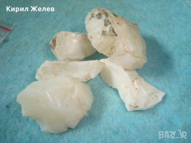 МЛЕЧЕН ОПАЛ - Лот 5 КЪСЧЕТА ПОЛУСКЪПОЦЕННИ КАМЪНИ РЯДЪК МИНЕРАЛ за КОЛЕКЦИЯ 24195, снимка 9 - Други ценни предмети - 35682039